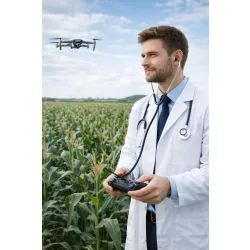 Szacowanie szkód w rolnictwie z pomocą drona